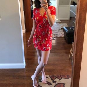 floral mini dress